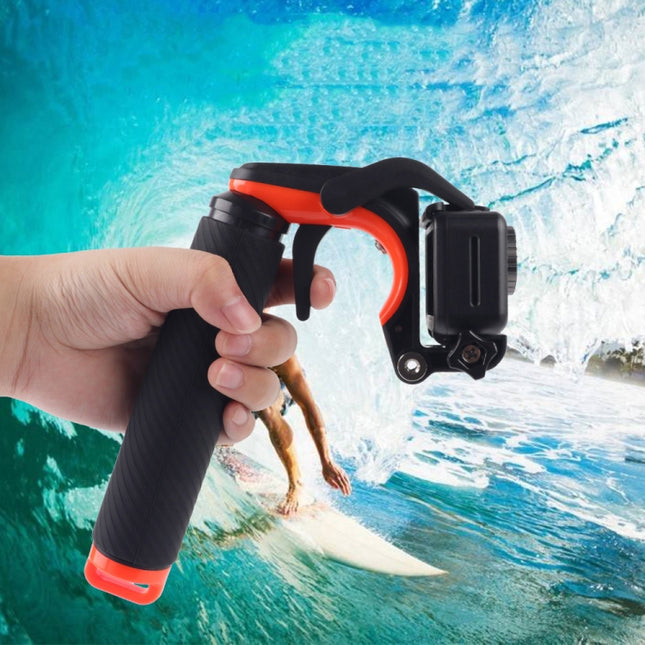 Shutter Trigger + Floating Hand Grip Diving Buoyancy Stick with Adjustable Anti-lost Strap & Screw & Wrench for DJI Osmo Action-garmade.com