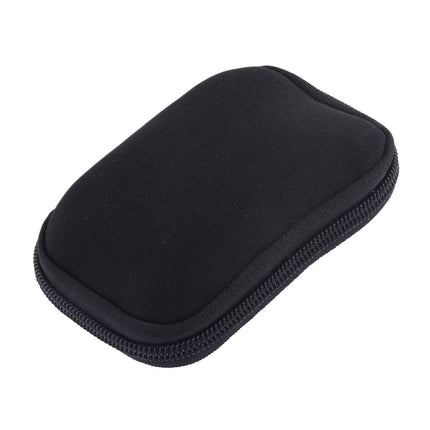 Neoprene U Disk Storage Bag Cover, Bag Size: 12x8cm(Black)-garmade.com