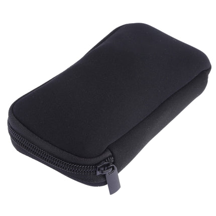 Neoprene U Disk Storage Bag Cover, Bag Size: 16x8.5cm(Black)-garmade.com