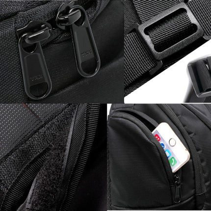 INDEPMAN DL-B016 Portable Waterproof Scratch-proof Outdoor Sports Sling Shoulder Bag Camera Bag Phone Tablet Bag for GoPro, SJCAM, Nikon, Canon, Xiaomi Xiaoyi YI, iPad, Apple, Samsung, Huawei, Size: 25.5 * 19 * 44 cm(Green)-garmade.com