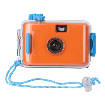 SUC4 5m Waterproof Retro Film Camera Mini Point-and-shoot Camera for Children (Orange)-garmade.com