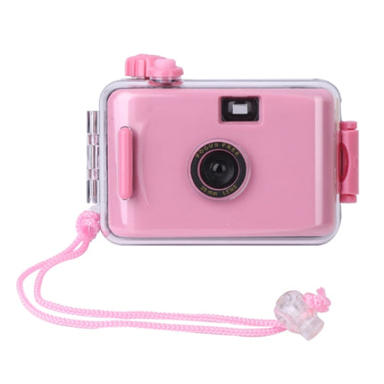 SUC4 5m Waterproof Retro Film Camera Mini Point-and-shoot Camera for Children (Pink)-garmade.com