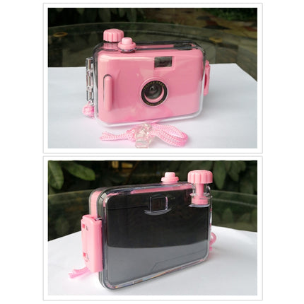 SUC4 5m Waterproof Retro Film Camera Mini Point-and-shoot Camera for Children (Pink)-garmade.com