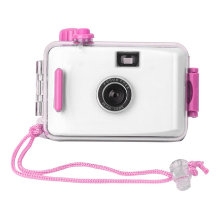 SUC4 5m Waterproof Retro Film Camera Mini Point-and-shoot Camera for Children (White)-garmade.com