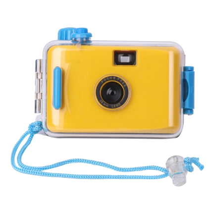 SUC4 5m Waterproof Retro Film Camera Mini Point-and-shoot Camera for Children (Yellow)-garmade.com