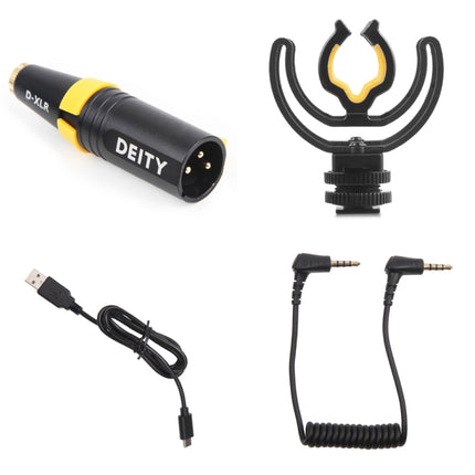 Deity V-Mic D3 Pro Kit Directional Condenser Shotgun Microphone with Shock Mount with Handle (Black)-garmade.com