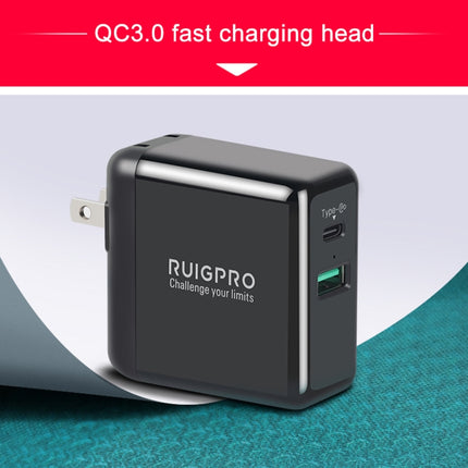RUIGPRO USB Triple Batteries Housing Charger Box with LED Indicator Light for DJI OSMO Action-garmade.com