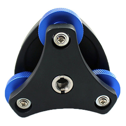 DLEV-3838 Precision Bubble Level Leveling Base Tripod Head Plate with 3/8 inch Screw & 3 Adjustment Dials for Tripod Mount-garmade.com
