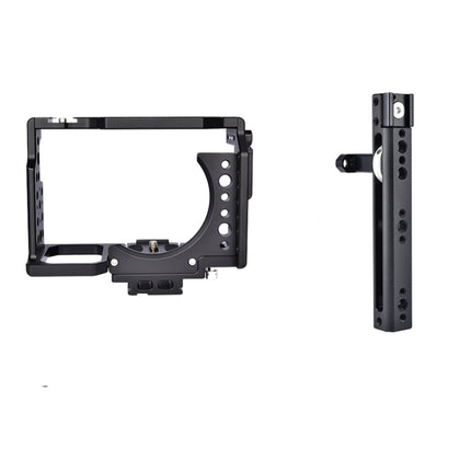 YELANGU CA7 YLG0908A Handle Video Camera Cage Stabilizer for Sony A7K & A7X & A73 & A7S & A7R & A7RII & A7SII (Black)-garmade.com