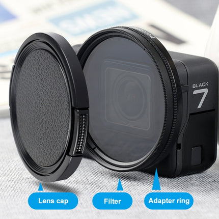 RUIGPRO for GoPro HERO 7/6 /5 Professional 52mm 10X Close-up Lens Filter with Filter Adapter Ring & Lens Cap-garmade.com
