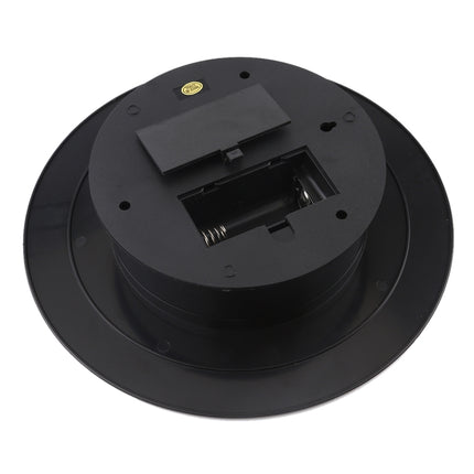 25cm 360 Degree Electric Rotating Turntable Display Stand Video Shooting Props Turntable for Photography, Load 3kg, Powered by Battery(Black)-garmade.com