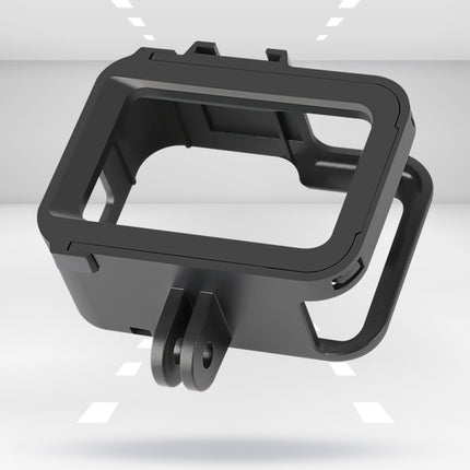 RUIGPRO for GoPro HERO8 Black Standard Border PC ABS Frame Mount Protective Case(Black)-garmade.com