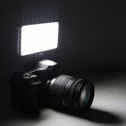 LED011S Pocket 180 LEDs Professional Vlogging Photography Video & Photo Studio Light with OLED Display & Cold Shoe Adapter Mount for Canon / Nikon DSLR Cameras-garmade.com