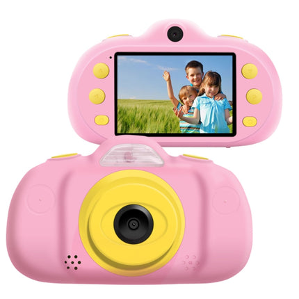 P8 2.4 inch Eight-megapixel Dual-lens Children Camera, Support for 32GB TF Card(Pink)-garmade.com