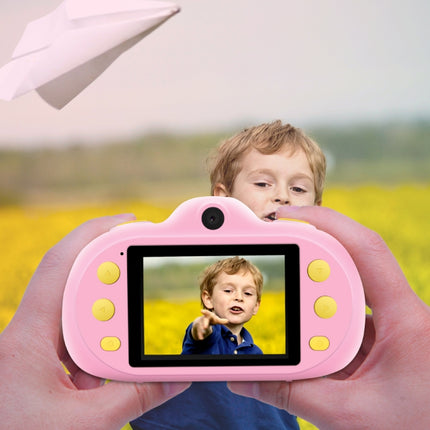 P8 2.4 inch Eight-megapixel Dual-lens Children Camera, Support for 32GB TF Card(Pink)-garmade.com