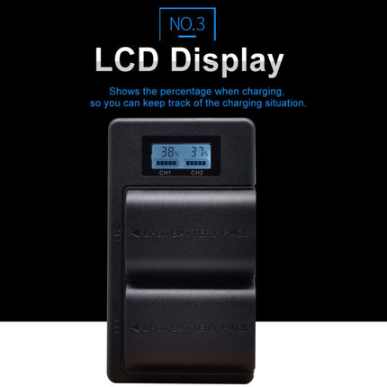 LP-E6 Digital Camera SLR Battery Digital LCD Charger for Canon Series-garmade.com