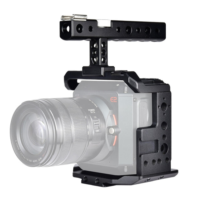 YELANGU C11 Handle Video Camera Cage Stabilizer for Z CAM E2 (Black)-garmade.com