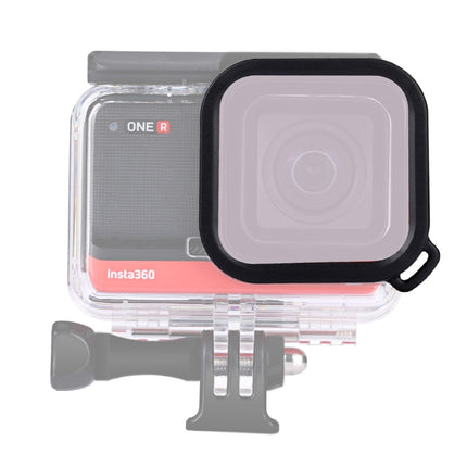 Square Housing Diving Color Lens Filter for Insta360 ONE R 4K Edition / 1 inch dition(Pink)-garmade.com