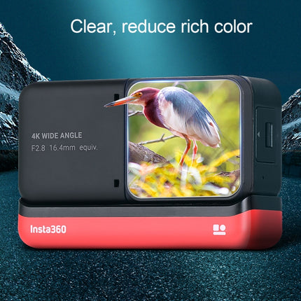 Lens + LCD Display Tempered Glass Film for Insta 360 One R 4K (Transparent)-garmade.com