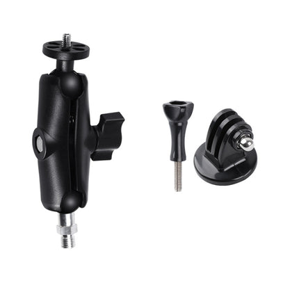 M10 9cm Connecting Rod Fixed Motorcycle Mount Holder with Tripod Adapter & Screw for GoPro HERO10 Black / HERO9 Black / HERO8 Black /7 /6 /5, Xiaoyi and Other Action Cameras(Black)-garmade.com