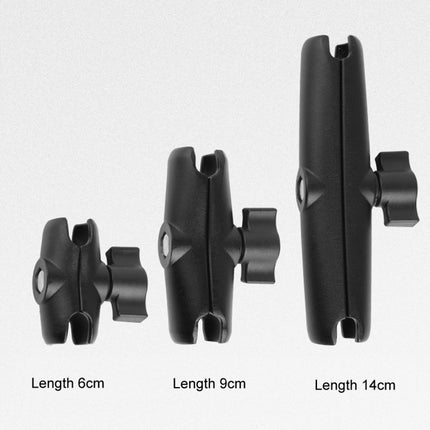 14cm Connecting Rod Fixed Motorcycle Mount Holder for GoPro HERO10 Black / HERO9 Black / HERO8 Black /HERO7 /6 /5, DJI Osmo Action,Xiaoyi and Other Action Cameras(Black)-garmade.com