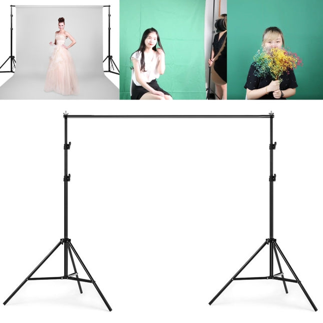 200x200cm Photo Studio Background Support Stand Backdrop Crossbar Bracket Kit-garmade.com