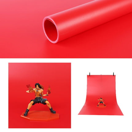 120x200cm PVC Paper Matte Photography Background(Red)-garmade.com