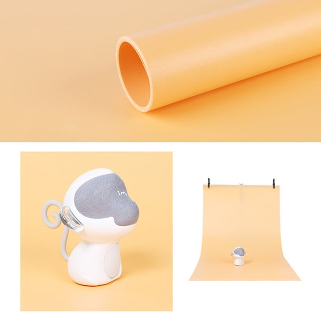 120x200cm PVC Paper Matte Photography Background(Yellow)-garmade.com