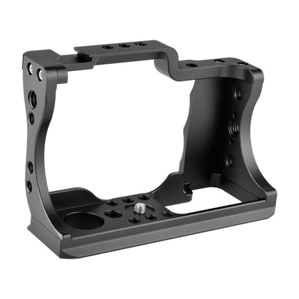 YELANGU C14-A YLG0714A-A Video Camera Cage Stabilizer with Handle for Canon EOS M50 (Black)-garmade.com