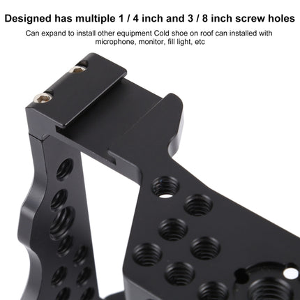 Video Camera Cage Stabilizer for Sony A7 III (A7M3) / A7R3 (A7R III)-garmade.com