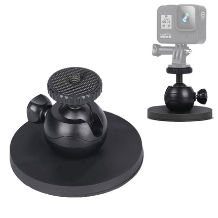 Car Suction Cup Mount Bracket for GoPro HERO10 Black / HERO9 Black / HERO8 Black /7 /6 /5 /5 Session /4 Session /4 /3+ /3 /2 /1, Xiaoyi and Other Action Cameras, Style: Single Suction Cup(Black)-garmade.com