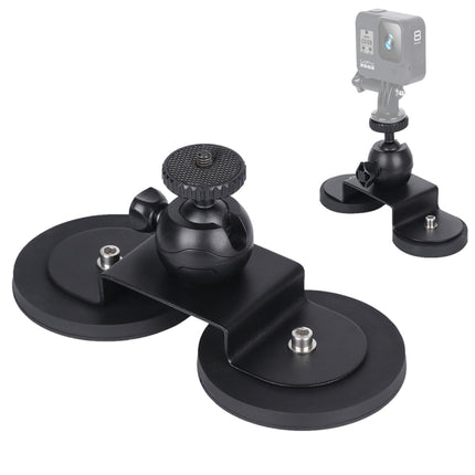 Car Suction Cup Mount Bracket for GoPro HERO10 Black / HERO9 Black / HERO8 Black /7 /6 /5 /5 Session /4 Session /4 /3+ /3 /2 /1, Xiaoyi and Other Action Cameras,Size: L(Black)-garmade.com