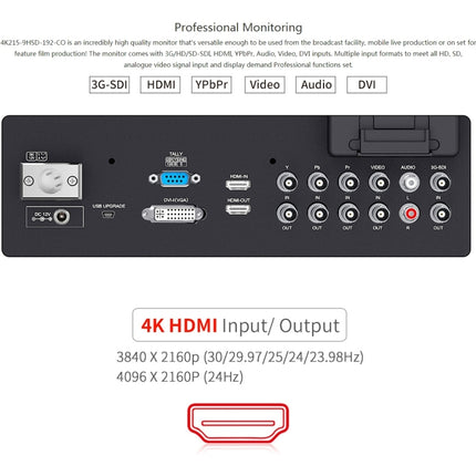 SEETEC 4K215-9HSD-CO 1920x1080 21.5 inch SDI / HDMI Full HD Director Box Camera Field Monitor-garmade.com