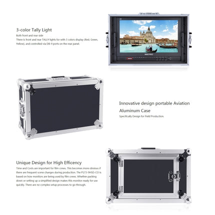 SEETEC P173-9HSD-CO 1920x1080 17.3 inch SDI / HDMI 4K Broadcast Level Professional Photography Camera Field Monitor-garmade.com
