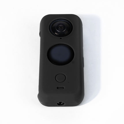 Full Body Dust-proof Silicone Protective Case for Insta360 ONE X2(Black)-garmade.com