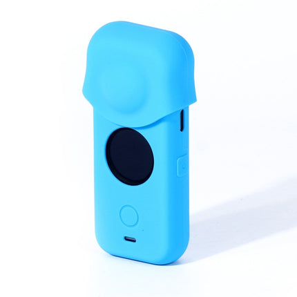 Full Body Dust-proof Silicone Protective Case for Insta360 ONE X2(Blue)-garmade.com