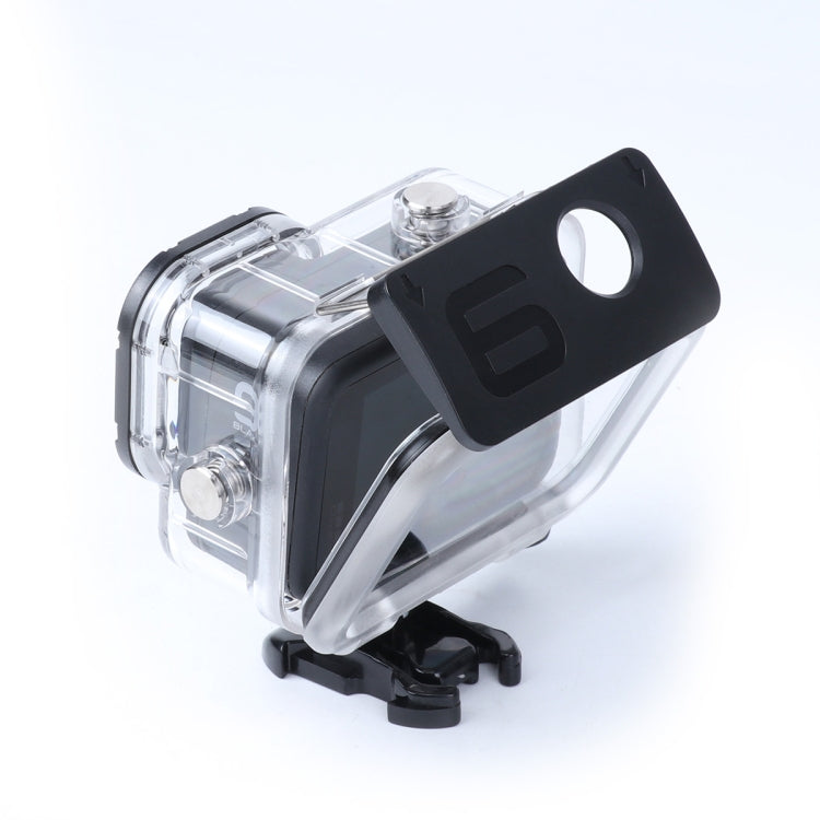 Shockproof Dustproof Housing Protective Case with Charging Hole & Buckle Basic Mount & Screw For GoPro HERO10 Black / HERO9 Black-garmade.com