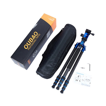TRIOPO Oubao C-608S Adjustable Portable Carbon Fiber Tripod with Ball Head for SLR Camera-garmade.com