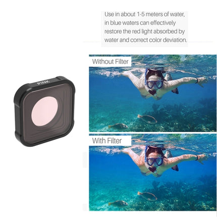 JSR KB Series Diving Color Lens Filter for GoPro HERO10 Black / HERO9 Black(Pink)-garmade.com