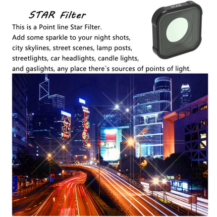 JSR KB Series STAR+CPL+NIGHT+ND8+ND16+ND32 Lens Filter for GoPro HERO10 Black / HERO9 Black-garmade.com