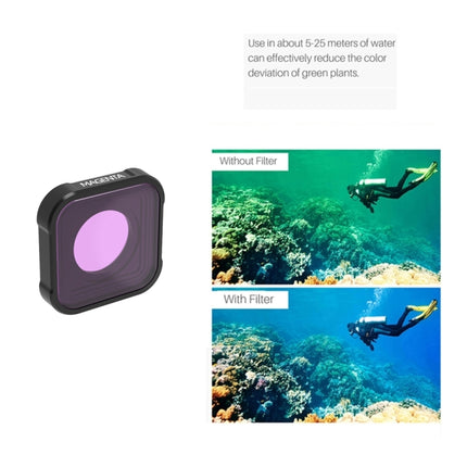 JSR KB Series STAR+MCUV+NIGHT+Diving Red+Diving Pink+ND8+ND16+ND32 Lens Filter for GoPro HERO10 Black / HERO9 Black-garmade.com