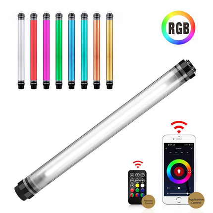 LUXCeO P7RGB Pro Colorful Photo LED Stick Video Light APP Control Adjustable Color Temperature Waterproof Handheld LED Fill Light with Remote Control-garmade.com