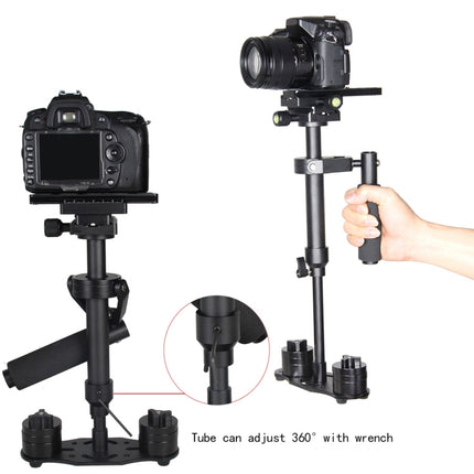 YELANGU S40N Aluminum Handheld Stabilizer for Camcorder DV Video Camera DSLR-garmade.com