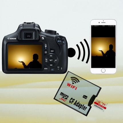 Micro SD to CF Card Adapter Memory Card Reader Converter for Canon / Nikon SLR Camera-garmade.com