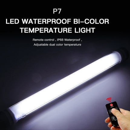 LUXCeO P7 Dual Color Temperature Photo LED Stick Video Light Waterproof Handheld LED Fill Light with Remote Control-garmade.com