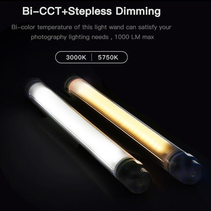 LUXCeO P7 Dual Color Temperature Photo LED Stick Video Light Waterproof Handheld LED Fill Light with Remote Control-garmade.com