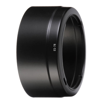 ES-78 Lens Hood Shade for Canon EF 50mm f/1.2L USM Lens(Black)-garmade.com