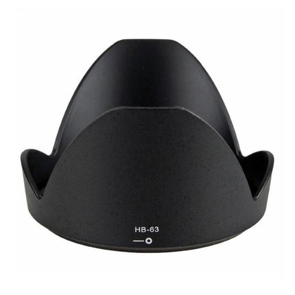HB-63 Lens Hood Shade for Nikon 24-85mm f/3.5-4.5G ED VR Lens (Black)-garmade.com