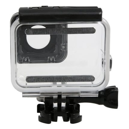 For GoPro HERO5 30m Waterproof PC & ABS Housing Protective Case + Touch Back Cover with Buckle Basic Mount & Long Screw, Backcover Size: 7 x 6 cm-garmade.com