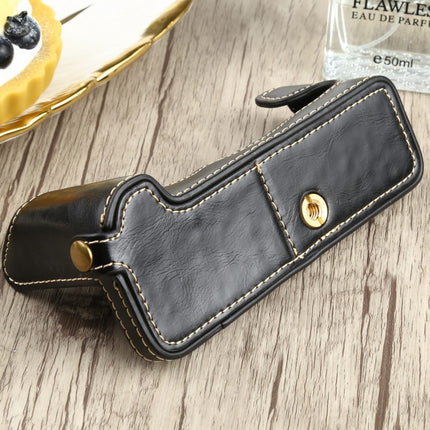 1/4 inch Thread PU Leather Camera Half Case Base for FUJIFILM X-T4 (Black)-garmade.com